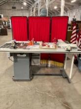 Rockwell 10" Contractor Saw Built into Custom Work Bench - See pics