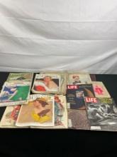 Antique & Vintage Magazine Collection incl. Life Off to the Moon, Ladies Home Journal, Post, etc.
