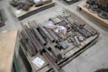 Pallet w/Pins, Collars, Stud Bolts & Other Related Items