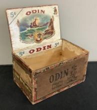 Vintage Cigar Box - Odin, See Photos For Condition
