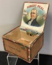 Vintage Cigar Box - Robert Peal, See Photos For Condition