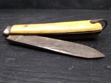 Antique Alex Fraser Sheffield England Bone Handle Pocket Knife