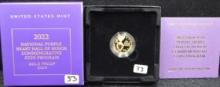 2022-W NATIONAL PURPLE HEART $5 GOLD COIN