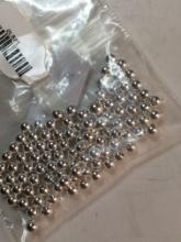 3 Mm Sterling Silver Beads New 3.6 Grams