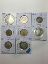 (8) Coins Of Portugal