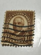 1 1/2 Cent Harrison Stamp 