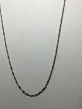 .925 Sterling Silver 16" Cable Necklace 