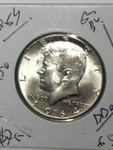 Kennedy Silver Half 1964 