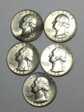 Washington Silver Quarters 1964 