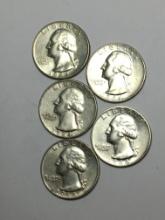 Washington Silver Quarters 1964