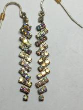 Sterling Silver Vintage Crystal Drop Earrings