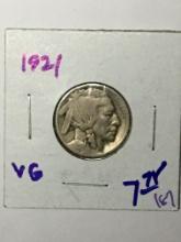 1921 P Buffalo Nickel