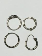 (4) Small .925 Rings, Pendant, Earring Etc