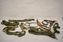 Assorted Military Slings, Straps, Belts and More
