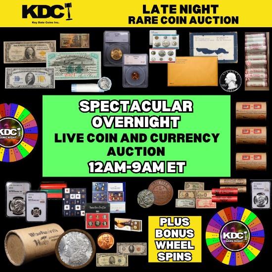 LATE NIGHT! Key Date Rare Coin Auction 24.6ON