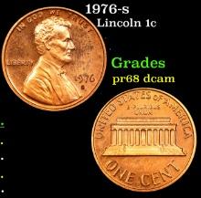 Proof 1976-s Lincoln Cent 1c Grades GEM++ Proof Deep Cameo