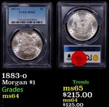 PCGS 1883-o Morgan Dollar 1 Graded ms64 By PCGS