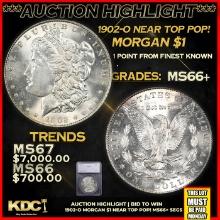 ***Major Highlight*** 1902-o Morgan Dollar Near Top Pop! $1 ms66+ SEGS (fc)