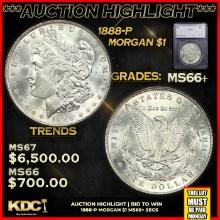 ***Major Highlight*** 1888-p Morgan Dollar $1 ms66+ SEGS (fc)