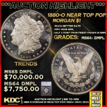 ***Major Highlight*** 1880-o Morgan Dollar Near Top Pop! $1 ms64+ dmpl SEGS (fc)