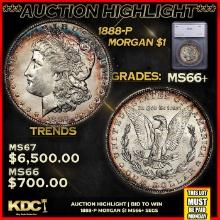 ***Major Highlight*** 1888-p Morgan Dollar $1 ms66+ SEGS (fc)