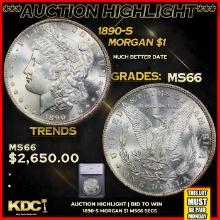 ***Major Highlight*** 1890-s Morgan Dollar $1 ms66 SEGS (fc)
