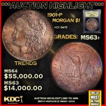 ***Major Highlight*** 1901-p Morgan Dollar $1 Select+ Unc USCG (fc)