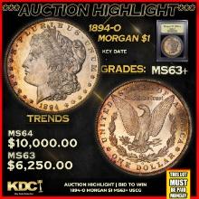 ***Major Highlight*** 1894-o Morgan Dollar $1 Select+ Unc USCG (fc)