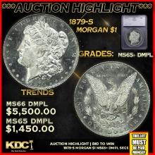 ***Major Highlight*** 1879-s Morgan Dollar $1 ms65+ dmpl SEGS (fc)