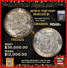 ***Major Highlight*** 1879-o Morgan Dollar TOP POP! $1 ms66+ SEGS (fc)