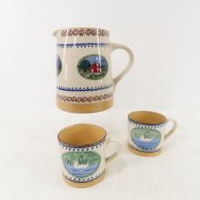 Nicholas Mosse Pottery Pitcher & 2 mugs