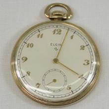 Elgin 15j Pocket Watch on gold filled case, works