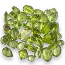 Unmounted peridots