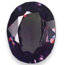 Unmounted lab-grown alexandrite