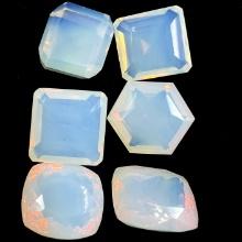 Unmounted faceted opalite