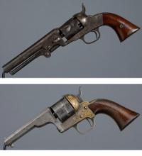 Two Antique Single Action Revolvers