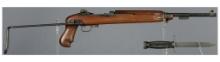 U.S. Winchester M1 Semi-Automatic Carbine with Bayonet