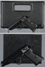 Two Walther Semi-Automatic Pistols with Cases