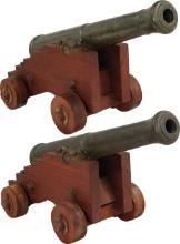 Two French Model 1786 "Pierrier"1-Pounder Swivel Guns