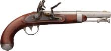 Robert Johnson U.S. Contract Model 1836 Flintlock Pistol