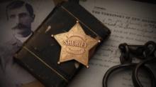 Gold Lincoln County Sheriff's Badge Presented to Pat Garrett