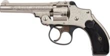 Etched Smith & Wesson .32 Safety Hammerless Revolver