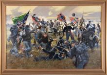 If Mortal Man Can Civil War Pickett's Charge Oil Painting