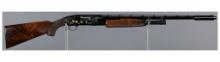 Jasper Salerno Engraved Winchester 28 Ga. Model 12 Skeet Shotgun