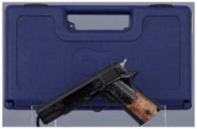 Cased Engraved Colt Government Model Semi-Automatic Pistol