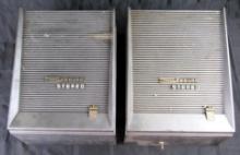 Vintage Pair Seeburg "Twin-Stereo" Exterior Juke Box Speakers with Volume
