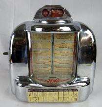 Antique Seeburg 100 Wall-O-Matic Coin Op Juke Box Song Selector