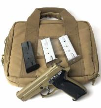 SPANISH ASTRA MODEL A-80 PISTOL 9MM w/4 MAGS/CASE