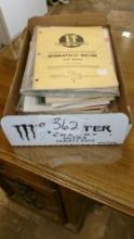 OLD TRACTOR & EQUIPMENT MANUALS (mostly John Deere, MM,  ETC. )