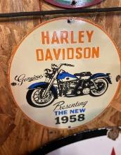 Harley Davidson SSP 11 3/4" dated 1958